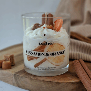 duurzame sojawaskaars cinnamon sinaasappel