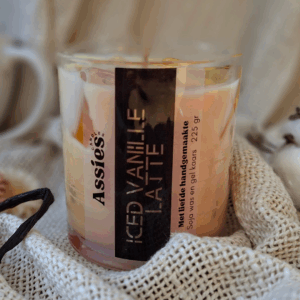 Iced Vanille Latte | Sojawas & Gelwas  Geurkaars