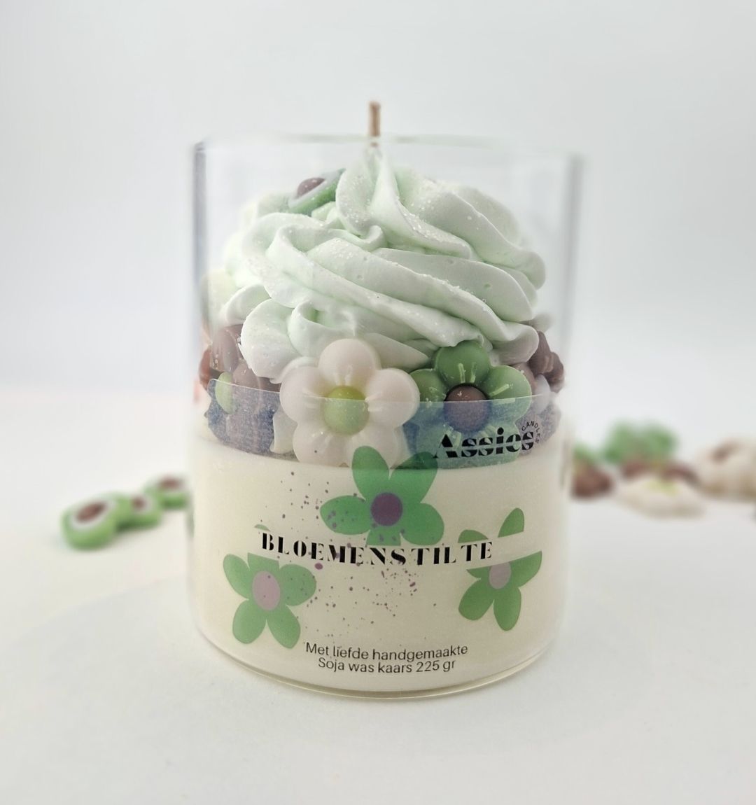 Bloemen Stilte | Sojawas Geurkaars - Afbeelding 5