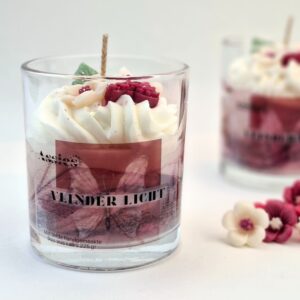 sojawas geurkaars marmer look